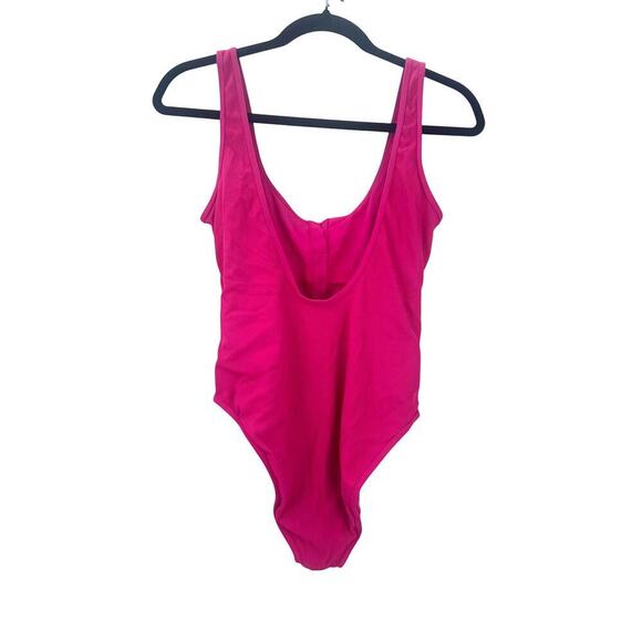 L*Space Ridin' High Ribbed Float On Swimsuit Classic Bubblegum Pink Size L NWOT - Picture 13 of 13